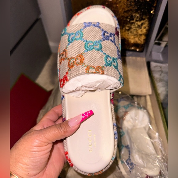 Gucci wedge - multicolor - brand new - Picture 2 of 3